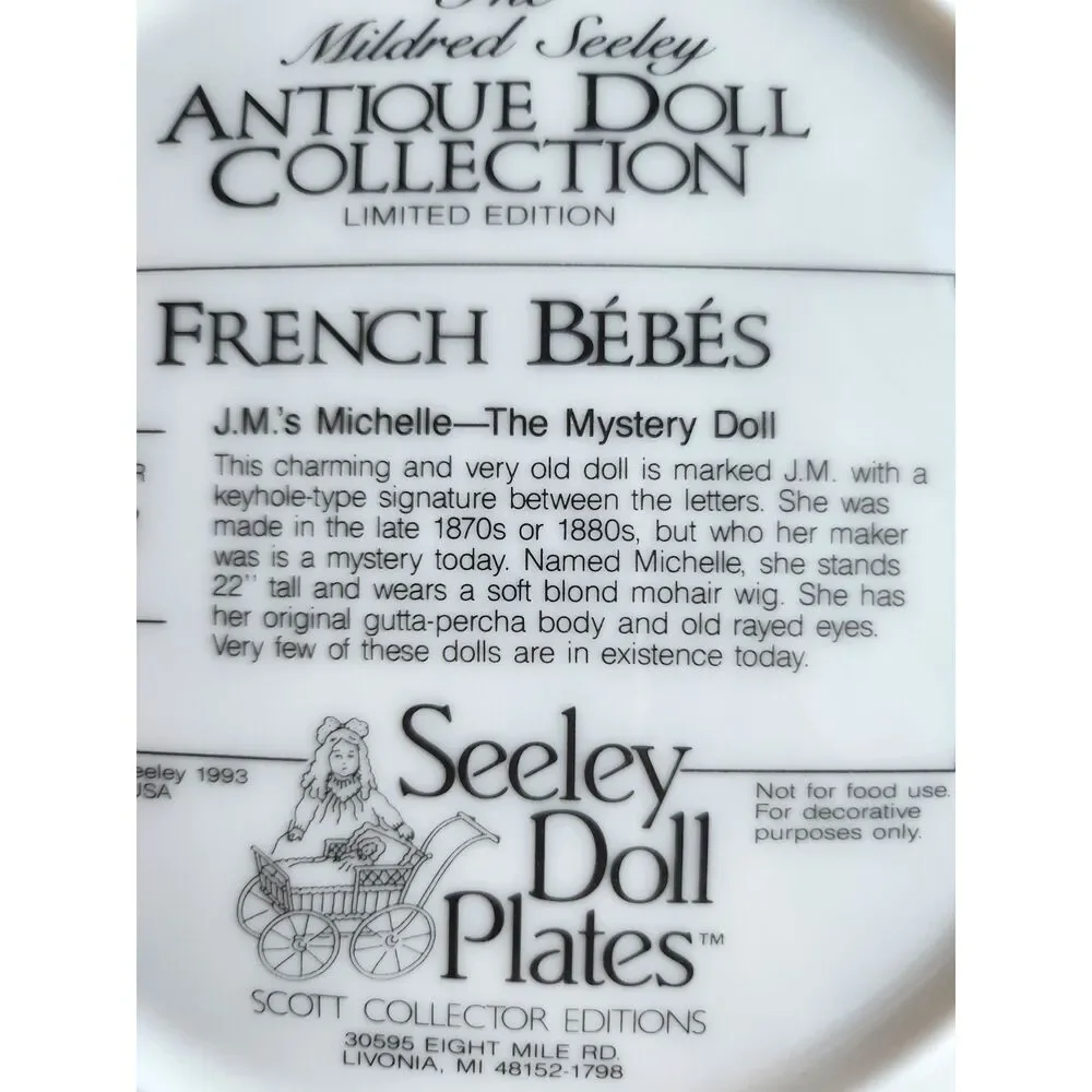 Mildred Seeley-Antique Doll Collection-French Bebe’s-J.M. Michelle B5